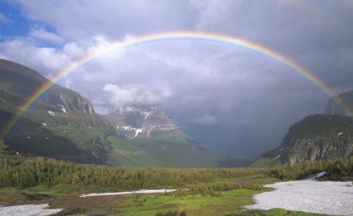 為什么雨后天上掛著彩虹? 