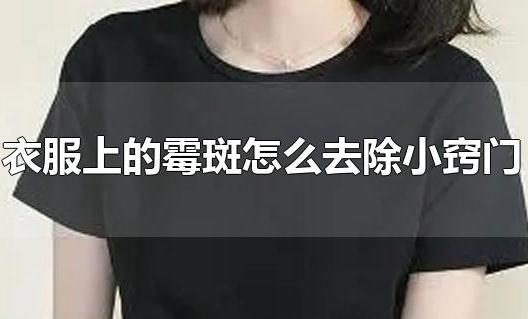 衣服上的霉斑怎么去除小竅門