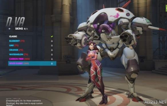 《守望先鋒》D.VA皮膚介紹