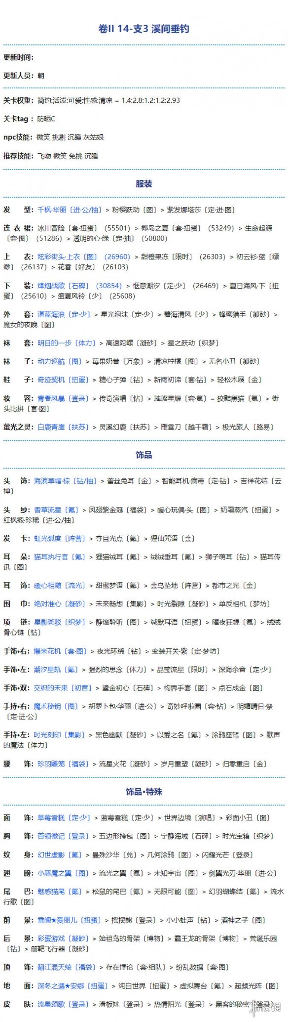 奇跡暖暖卷二14-支3怎么過 奇跡暖暖卷二14-支3攻略