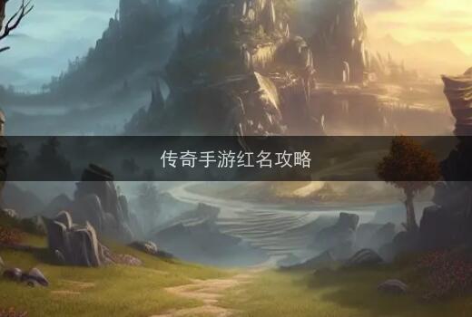 傳奇手游紅名攻略  傳奇手游避免成為紅名攻略