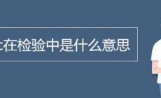 nec在檢驗中是什么意思