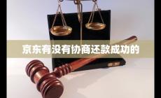 京東金融有沒有協商還款成功的