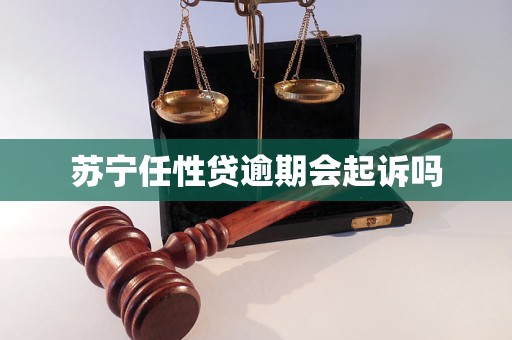 蘇寧任性貸逾期會起訴嗎 蘇寧任性貸逾期會起訴嗎
