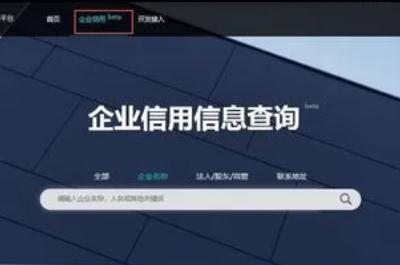 信用中國怎么查詢企業(yè)征信