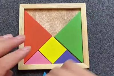 七巧板怎么拼長方形10種方法