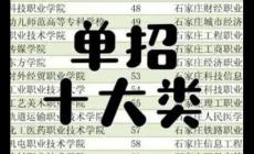 單招十大類詳細專業表 2025哪些專業就業率高